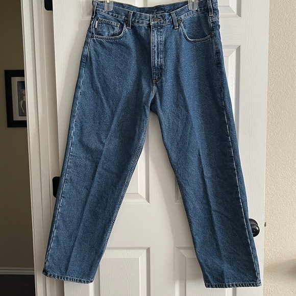 EUC CARHARTT Fleece Lined Jeans - Picture 2 of 12